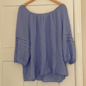 Loft Light Blue Blouse